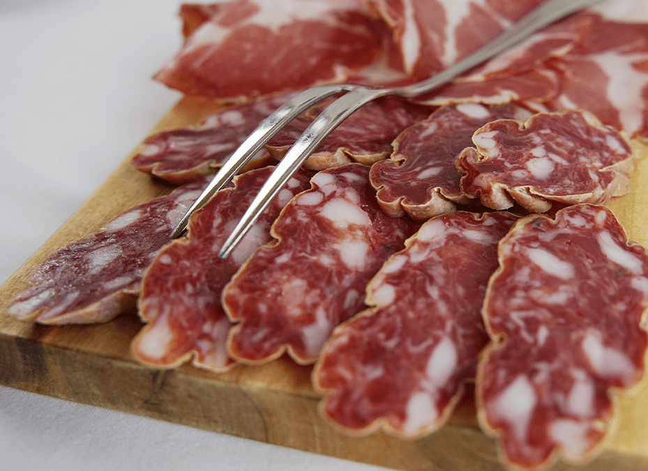 Antipasto misto - Salame - Agriturismo La Colombaia